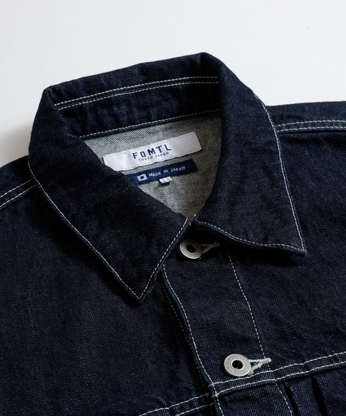 FDMTL ファンダメンタル ブラック DENIM JACKET RINSE FDMTL ファンダメンタル ブラック DENIM JACKET RINSE