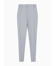 EMPORIO ARMANI | 【エンポリオ アルマーニ】トラベルエッセンシャル パンツ ナイロン製 ピンタック＆伸縮ウエスト(その他パンツ)