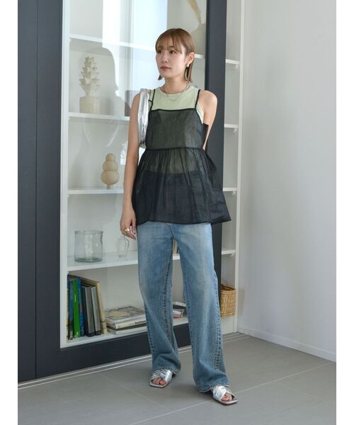 Ungrid（アングリッド）の「フェイクレザーハンドバッグ（ハンドバッグ・レディース・シルバー/ブラック・FREE）」の12枚目の写真