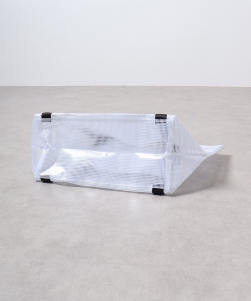 DAY OUT(デイアウト)の「DAY OUT LaTTICE W-handle Tore Bag(トートバッグ・メンズ・ホワイト・FREE)」の2枚目の写真