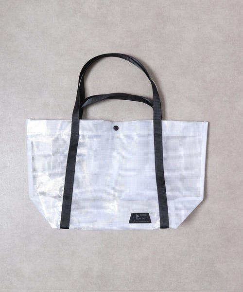 DAY OUT(デイアウト)の「DAY OUT LaTTICE W-handle Tore Bag(トートバッグ・メンズ・ホワイト・FREE)」の9枚目の写真