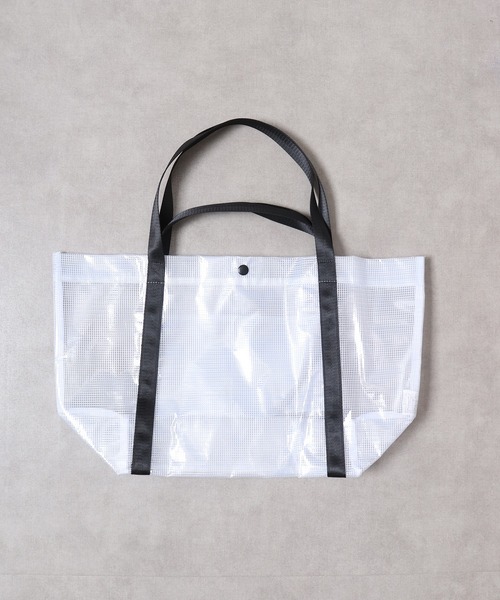 DAY OUT(デイアウト)の「DAY OUT LaTTICE W-handle Tore Bag(トートバッグ・メンズ・ホワイト・FREE)」の10枚目の写真