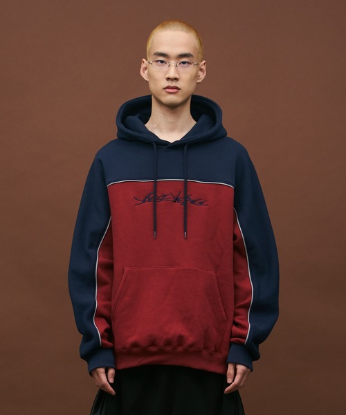 パーカー・フーディ YESEYESEE Y.E.S Incision Piping Hoodie 4FK240 ☆21AW 新作☆【YESEYESEE】☆Arch Logo Hoodi.e☆パーカー