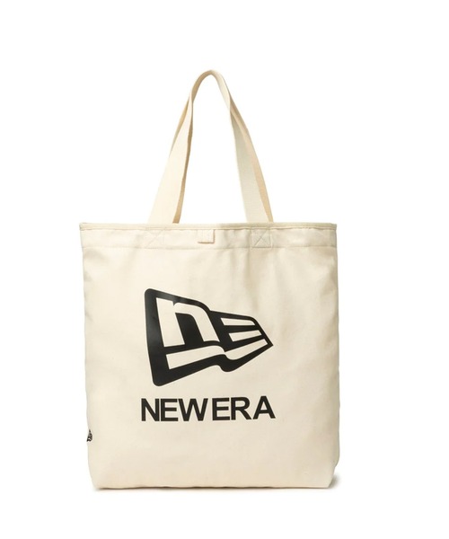 NEW ERA(ニューエラ)の「NEW ERA/ニューエラ ライトトートバッグ CANVAS TOTE フラッグロゴ 14L 13772566(トートバッグ・メンズ・アイボリー/ブラック・FREE)」の22枚目の写真