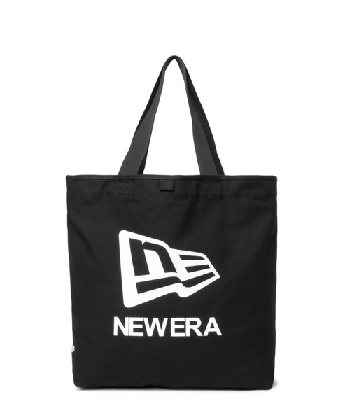 NEW ERA(ニューエラ)の「NEW ERA/ニューエラ ライトトートバッグ CANVAS TOTE フラッグロゴ 14L 13772566(トートバッグ・メンズ・アイボリー/ブラック・FREE)」の14枚目の写真
