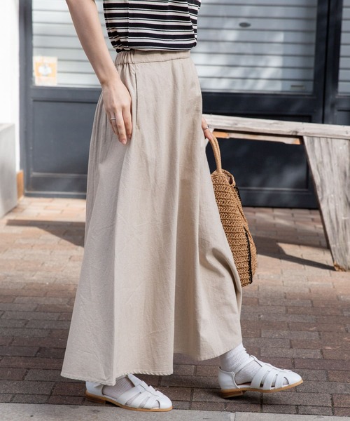 FORK&SPOON（フォークアンドスプーン）の「FORK&SPOON　コットンリネンスカート（スカート・レディース・チェック/ホワイト系その他・1/2）」の15枚目の写真