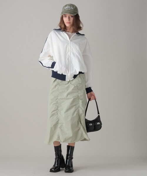 FOREVER 21（フォーエバー トゥエンティーワン）の「【2024SS】ミリタリーギャザースカート（スカート・レディース・ブラック/グリーン・SMALL/MEDIUM）」の7枚目の写真