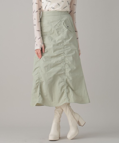 FOREVER 21（フォーエバー トゥエンティーワン）の「【2024SS】ミリタリーギャザースカート（スカート・レディース・ブラック/グリーン・SMALL/MEDIUM）」の5枚目の写真