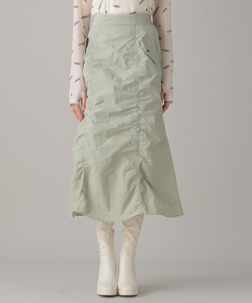 FOREVER 21（フォーエバー トゥエンティーワン）の「【2024SS】ミリタリーギャザースカート（スカート・レディース・ブラック/グリーン・SMALL/MEDIUM）」の19枚目の写真