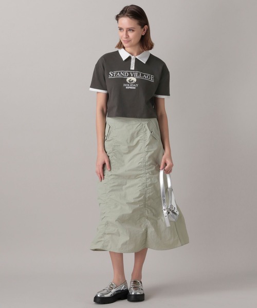 FOREVER 21（フォーエバー トゥエンティーワン）の「【2024SS】ミリタリーギャザースカート（スカート・レディース・ブラック/グリーン・SMALL/MEDIUM）」の8枚目の写真