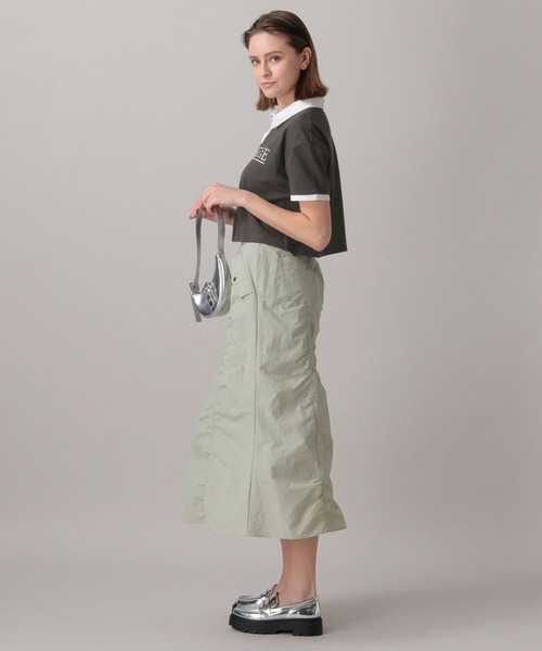 FOREVER 21（フォーエバー トゥエンティーワン）の「【2024SS】ミリタリーギャザースカート（スカート・レディース・ブラック/グリーン・SMALL/MEDIUM）」の10枚目の写真