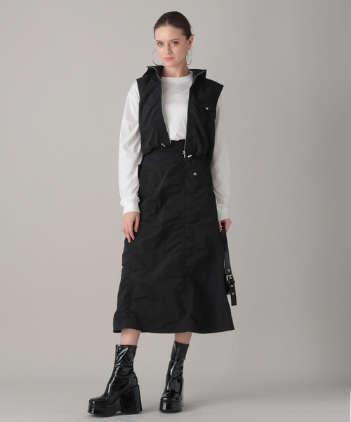 FOREVER 21（フォーエバー トゥエンティーワン）の「【2024SS】ミリタリーギャザースカート（スカート・レディース・ブラック/グリーン・SMALL/MEDIUM）」の11枚目の写真