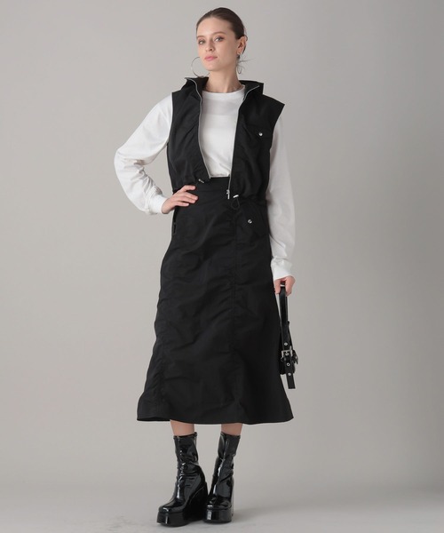 FOREVER 21（フォーエバー トゥエンティーワン）の「【2024SS】ミリタリーギャザースカート（スカート・レディース・ブラック/グリーン・SMALL/MEDIUM）」の12枚目の写真