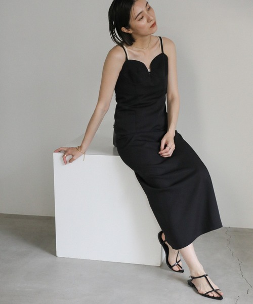 セール】ビスチェ風キャミワンピース（ワンピース）｜select MOCA