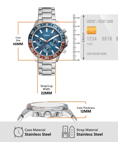 FOSSIL（フォッシル）の「Bannon BQ2842（アナログ腕時計）」 - WEAR
