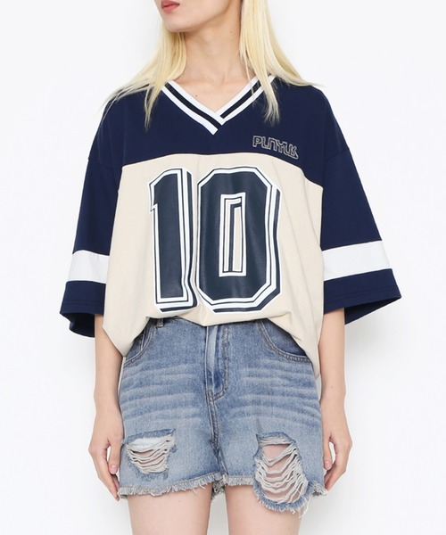 PUNYUS（プニュズ）の「ダメージデニムショートパンツ（デニムパンツ・レディース・ライトブルー/ブラック/ライトインディゴブルー・3/2/1/4）」の20枚目の写真