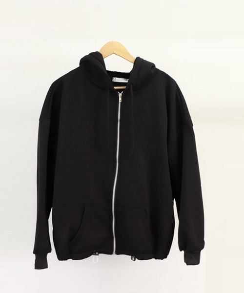Miniministore(ミニミニストア)の「ジップアップパーカー レディース 春秋冬(パーカー・レディース・ブラック/グレー・FREE)」の17枚目の写真