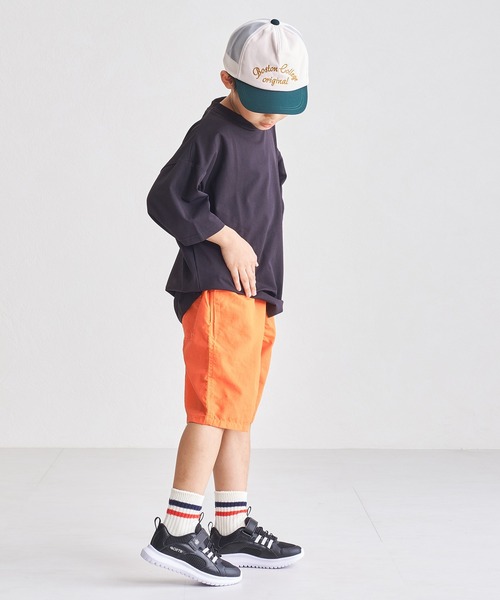 ORiental TRaffic（オリエンタルトラフィック）の「ベルト×ゴム紐メッシュスニーカー K-452（スニーカー・キッズ・グレー/パープル/グリーン/ブラック・17.0cm/16.0cm/20.0cm/19.0cm/18.0cm/23.0cm/22.0cm/21.0cm）」の14枚目の写真