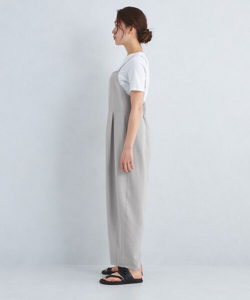 【未使用】green label relaxing オーバーオール　グレー green label relaxing（グリーンレーベルリラクシング）の
