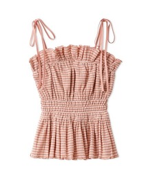 SNIDEL | ギンガムメローカットキャミ(キャミソール)