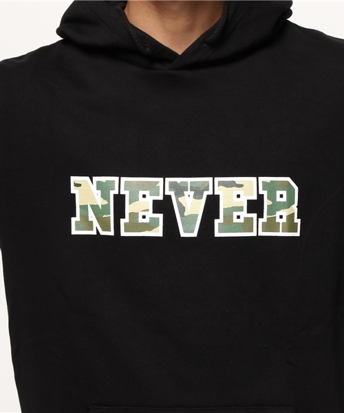 WEGO(ウィゴー)の「WEGO/カモフラロゴプルパーカー(パーカー・メンズ・ブラック/ホワイト・MEDIUM/LARGE)」の9枚目の写真