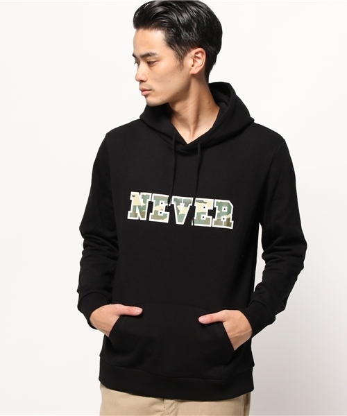 WEGO(ウィゴー)の「WEGO/カモフラロゴプルパーカー(パーカー・メンズ・ブラック/ホワイト・MEDIUM/LARGE)」の17枚目の写真