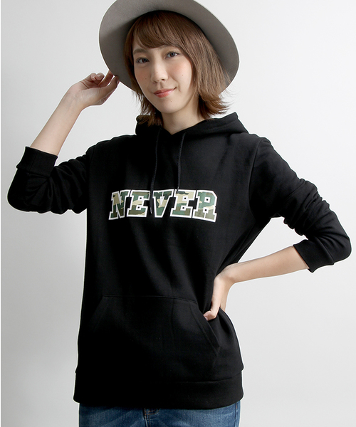 WEGO(ウィゴー)の「WEGO/カモフラロゴプルパーカー(パーカー・メンズ・ブラック/ホワイト・MEDIUM/LARGE)」の15枚目の写真