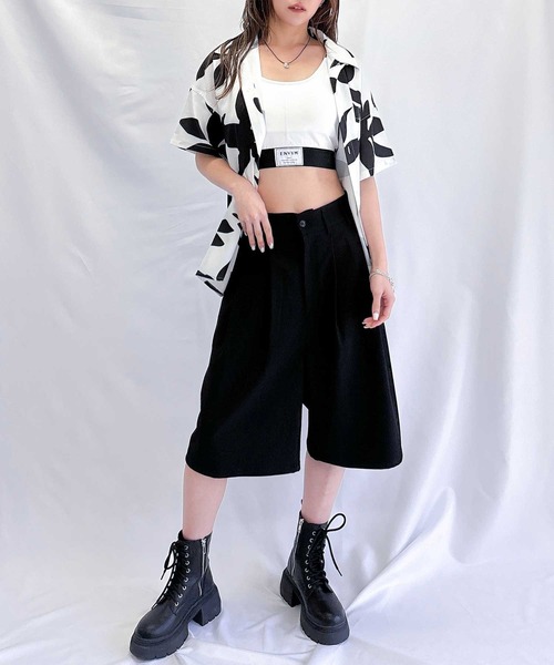 ENVYM(アンビー)の「フラップポケットハーフパンツ(その他パンツ・レディース・カーキ/ブラック・FREE)」の12枚目の写真