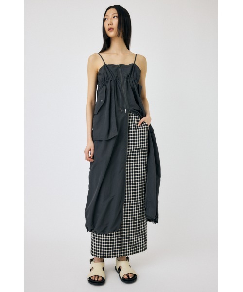 MOUSSY（マウジー）の「TWEED I LINE スカート（スカート・レディース・グリーン/アイボリー/ブラック・0/1/2）」の4枚目の写真