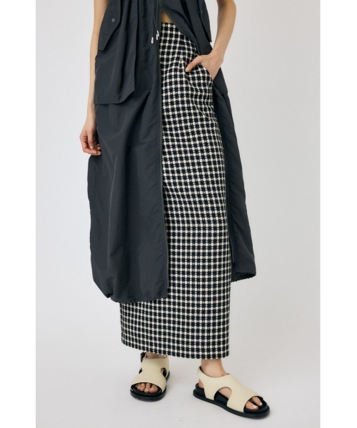 MOUSSY（マウジー）の「TWEED I LINE スカート（スカート・レディース・グリーン/アイボリー/ブラック・0/1/2）」の8枚目の写真