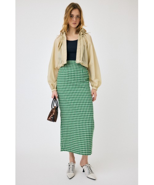 MOUSSY（マウジー）の「TWEED I LINE スカート（スカート・レディース・グリーン/アイボリー/ブラック・0/1/2）」の11枚目の写真