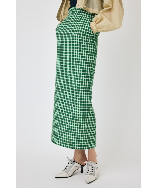 MOUSSY（マウジー）の「TWEED I LINE スカート（スカート・レディース・グリーン/アイボリー/ブラック・0/1/2）」の15枚目の写真