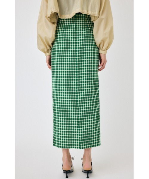 MOUSSY（マウジー）の「TWEED I LINE スカート（スカート・レディース・グリーン/アイボリー/ブラック・0/1/2）」の18枚目の写真