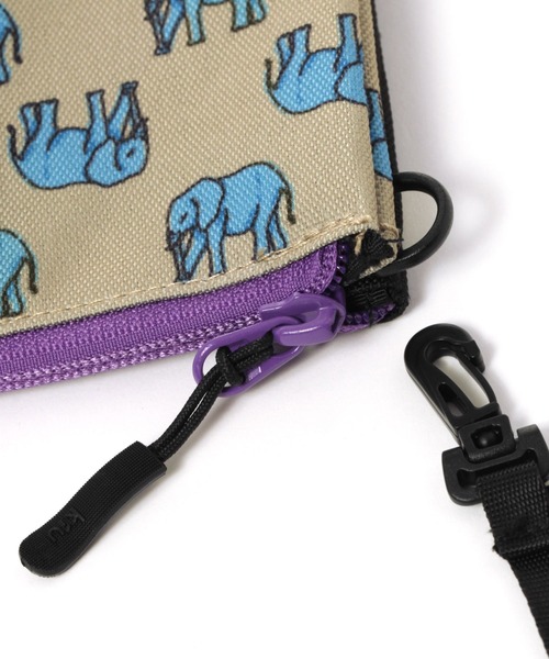 KiU（キウ）の「【KiU(キウ)】コラボアニマルサコッシュ（ショルダーバッグ・レディース・ネイビー/ベージュ/ライトベージュ・0）」の10枚目の写真