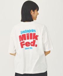 MILKFED. | ARCH LOGO WIDE S/S TEE(Tシャツ/カットソー)