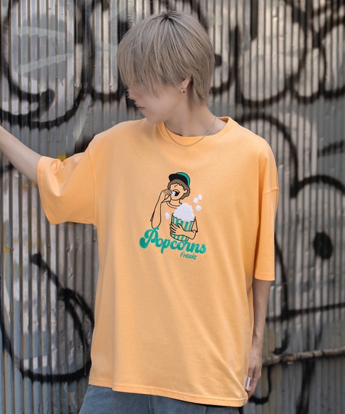 SILVER BULLET(シルバーバレット)の「『SILVER BULLET SELECT AP/シルバーバレットセレクト』部分サガラ大刺繍半袖Tシャツ【Z】(Tシャツ/カットソー・メンズ・オレンジ系1/グレー系1/ホワイト系4/ホワイト系3/グリーン系1/ホワイト系2/ネイビー系1/ホワイト系1・L/M)」の8枚目の写真