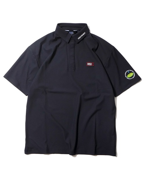 BENCH AT THE GREENE GOLF / BACK PRINT STRETCH SHIRT