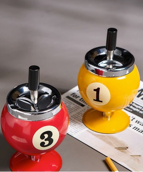 MGV（エムジーヴィー）の「Billiard ashtray（アッシュトレイ/ライター・メンズ・グリーン/レッド/イエロー/オレンジ/ブラック/ブルー・FREE）」の9枚目の写真