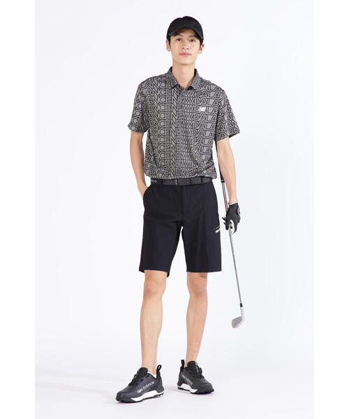 New Balance Golf(ニューバランスゴルフ)の「【new balance golf】チェッカー×ロゴ 半袖 カラーシャツ (MENS SPORT)(ポロシャツ・メンズ・ホワイト/その他10/ブラック/ベージュ系その他・MEDIUM/LARGE/X-LARGE)」の7枚目の写真