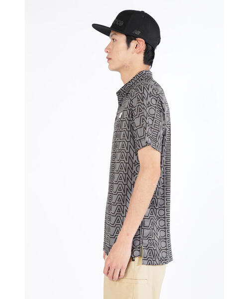 New Balance Golf(ニューバランスゴルフ)の「【new balance golf】チェッカー×ロゴ 半袖 カラーシャツ (MENS SPORT)(ポロシャツ・メンズ・ホワイト/その他10/ブラック/ベージュ系その他・MEDIUM/LARGE/X-LARGE)」の9枚目の写真