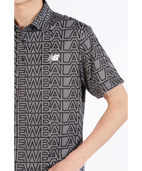 New Balance Golf(ニューバランスゴルフ)の「【new balance golf】チェッカー×ロゴ 半袖 カラーシャツ (MENS SPORT)(ポロシャツ・メンズ・ホワイト/その他10/ブラック/ベージュ系その他・MEDIUM/LARGE/X-LARGE)」の11枚目の写真