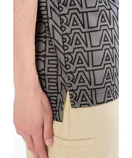New Balance Golf(ニューバランスゴルフ)の「【new balance golf】チェッカー×ロゴ 半袖 カラーシャツ (MENS SPORT)(ポロシャツ・メンズ・ホワイト/その他10/ブラック/ベージュ系その他・MEDIUM/LARGE/X-LARGE)」の12枚目の写真