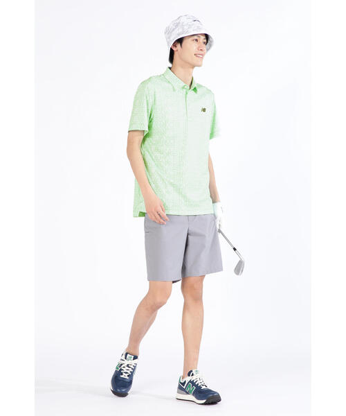 New Balance Golf(ニューバランスゴルフ)の「【new balance golf】チェッカー×ロゴ 半袖 カラーシャツ (MENS SPORT)(ポロシャツ・メンズ・ホワイト/その他10/ブラック/ベージュ系その他・MEDIUM/LARGE/X-LARGE)」の18枚目の写真