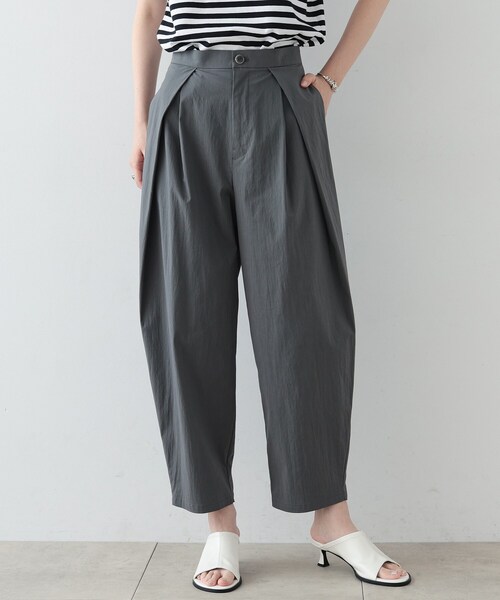 GALLEST（ギャレスト）の「◆バレルタックパンツ（その他パンツ・レディース・ブラック/チャコールグレー/アイボリー・36/38）」の3枚目の写真