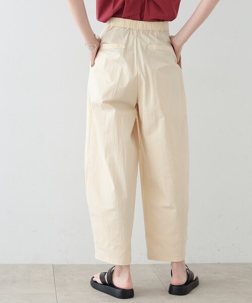 GALLEST（ギャレスト）の「◆バレルタックパンツ（その他パンツ・レディース・ブラック/チャコールグレー/アイボリー・36/38）」の8枚目の写真