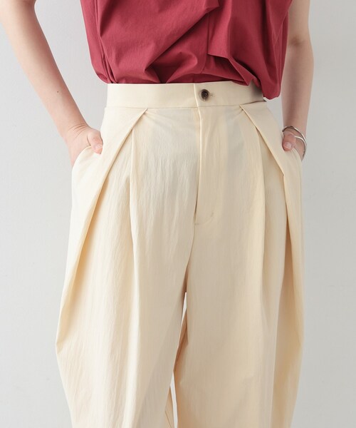 GALLEST（ギャレスト）の「◆バレルタックパンツ（その他パンツ・レディース・ブラック/チャコールグレー/アイボリー・36/38）」の9枚目の写真