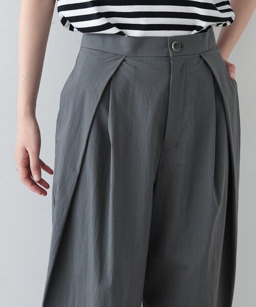 GALLEST（ギャレスト）の「◆バレルタックパンツ（その他パンツ・レディース・ブラック/チャコールグレー/アイボリー・36/38）」の18枚目の写真