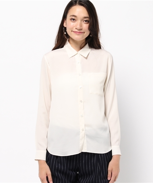 allureville（アルアバイル）の「クリアデシンポケットシャツ（シャツ/ブラウス・レディース・ホワイト/カーキ/ネイビー・FREE）」の13枚目の写真