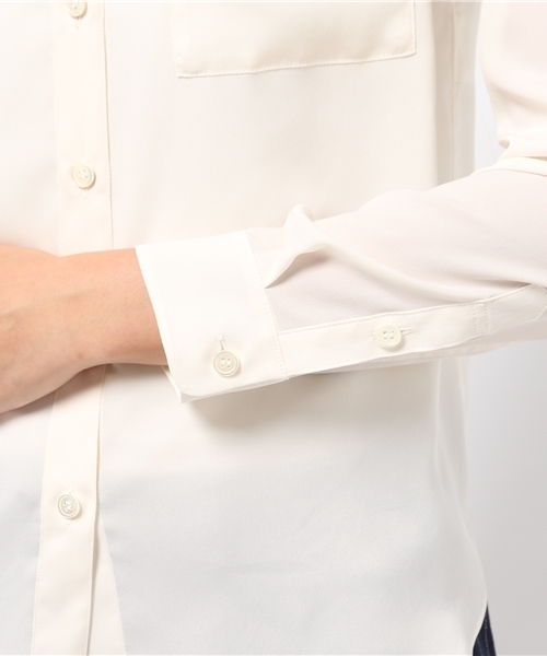 allureville（アルアバイル）の「クリアデシンポケットシャツ（シャツ/ブラウス・レディース・ホワイト/カーキ/ネイビー・FREE）」の11枚目の写真