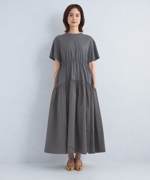 新品未使用‼︎green label relaxing タフタドッキングワンピース UNITED ARROWS green label relaxing｜タフタ ドッキング